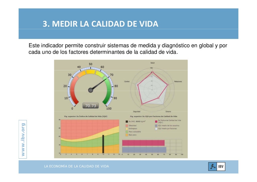 LA ECONOMIA DE LA CALIDAD DE VIDA 