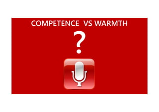 COMPETENCE VS WARMTH

 