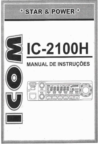 Ic 2100 h manual português