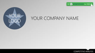 COMPETITIVE ANALYSIS
YOUR COMPANY NAME
YOUR
LOGO
 