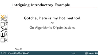 Java Performance: Speedup your application with hardware counters | PDF