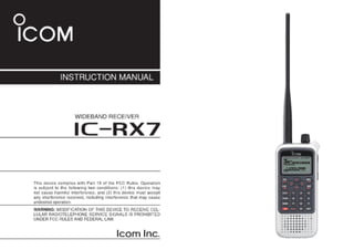 Ic rx7 instruction