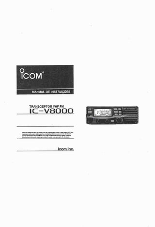 Ic v8000 manual-português