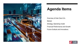 Business Model of Inter Cars S.A.: Strategies and Operations | PDF