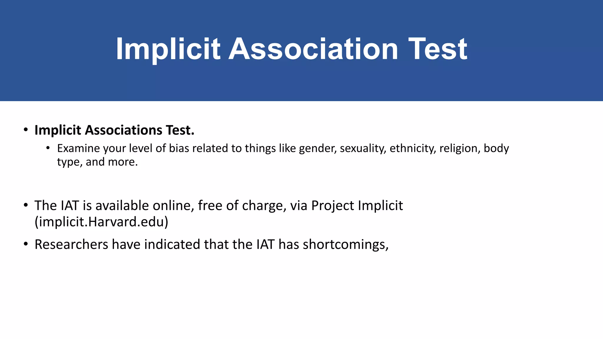 Unconscious Bias: Awareness and Action | PPTX
