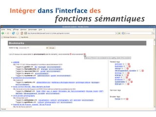 Sémantique des folksonomies: structuration collaborative et assistée