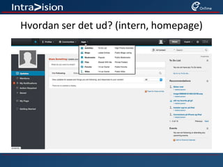 Hvordan ser det ud? (intern, homepage)
 