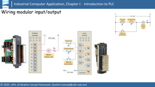 Industrial Computer Application, Chapter I: Introduction to PLC
© 2020, UKH, Dr.Ibrahim Ismael Hamarash, ibrahim.hamad@ukh.edu.krd
Wiring modular input/output
 