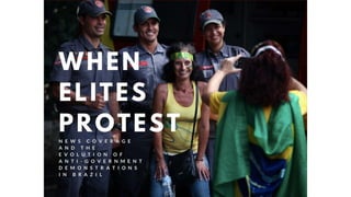 When elites protest