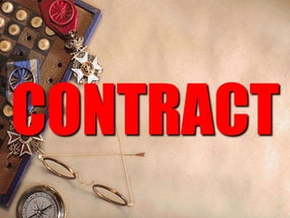 CONTRACT
 