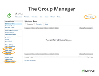 The Group Manager
 
