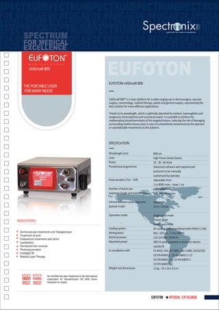 Spectronix Products Catalogue