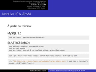 Atelier de formation sur le logiciel ICA AtoM | PDF