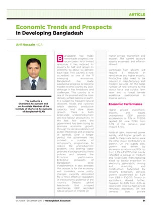 Economic trends and prospects in developing Bangladesh
