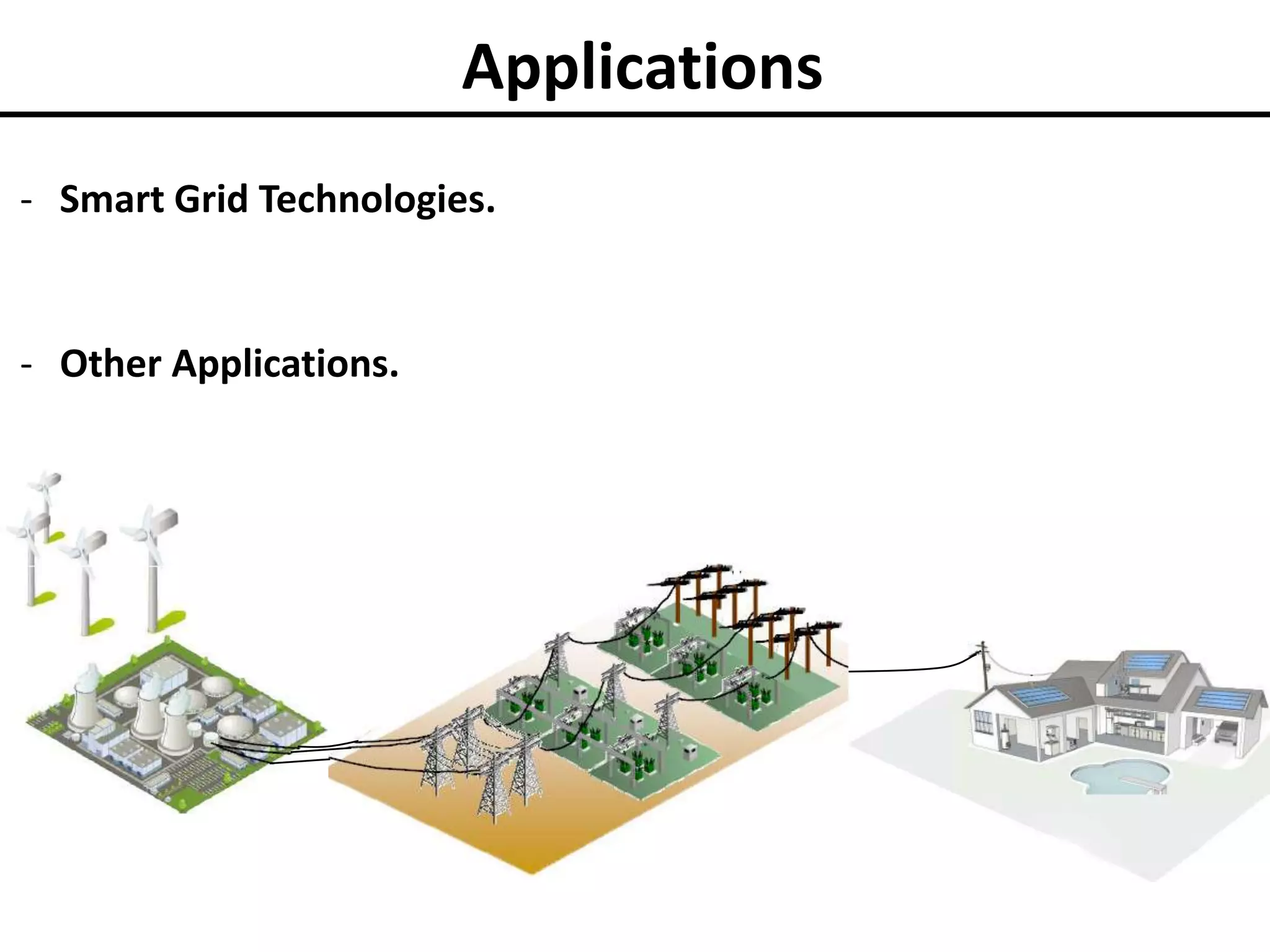 Applications
- Smart Grid Technologies.

- Other Applications.

 