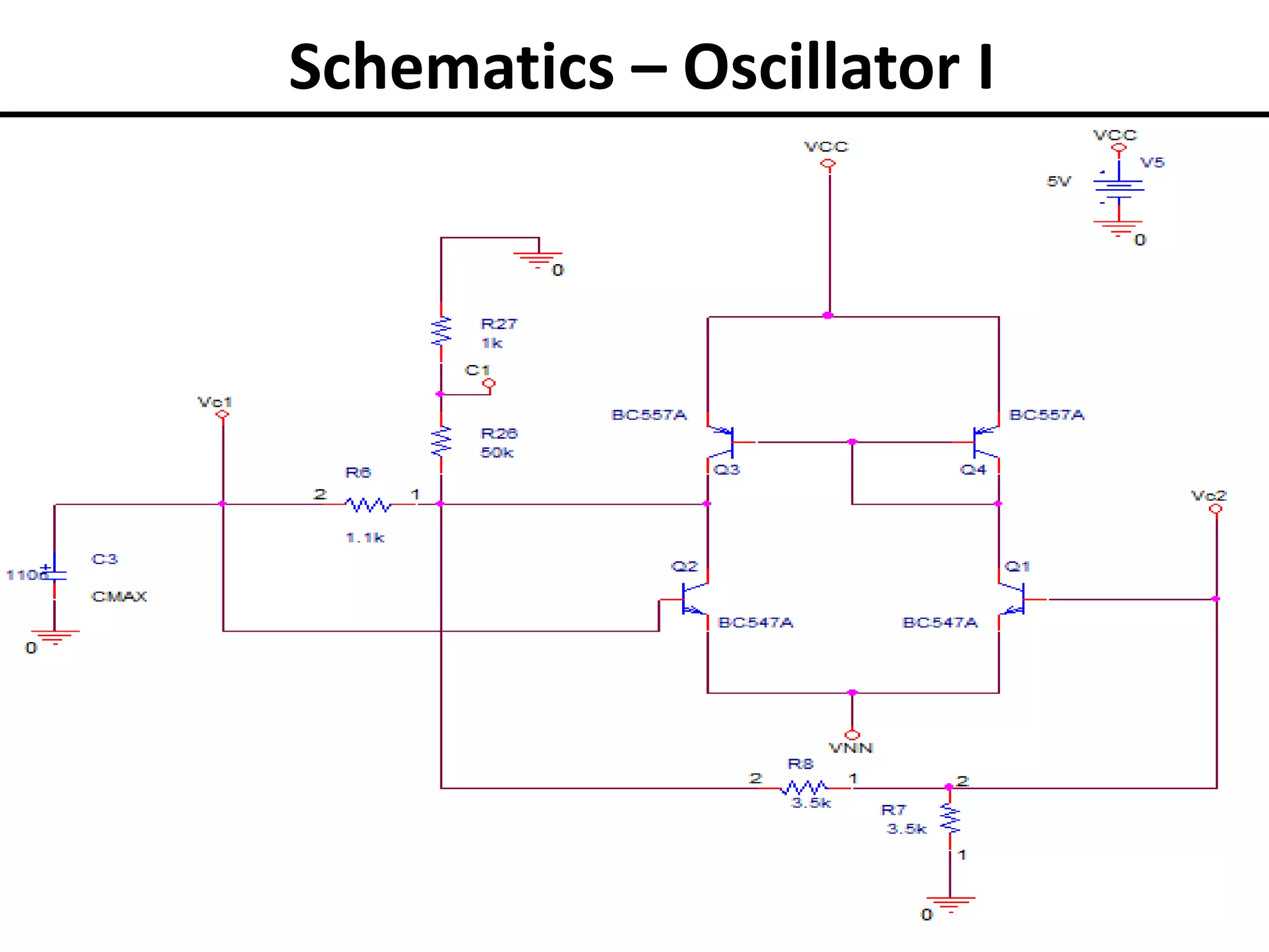 Schematics – Oscillator I

 