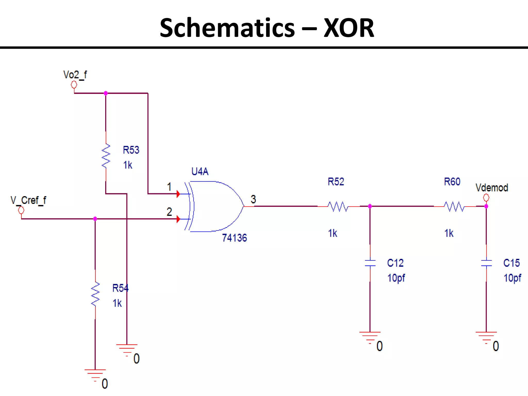 Schematics – XOR

 