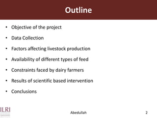 Dairy value chains in Pakistan: Stakeholders’ involvement and constraints analysis