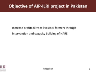 Dairy value chains in Pakistan: Stakeholders’ involvement and constraints analysis