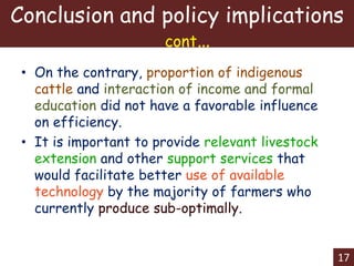 A metafrontier analysis of determinants technical efficiency in beef farm types: An application to Botswana