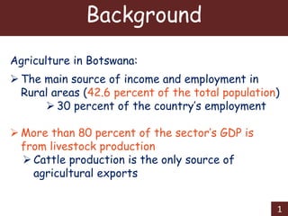 A metafrontier analysis of determinants technical efficiency in beef farm types: An application to Botswana
