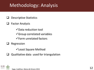 Influence of innovation platforms on information sharing and nurturing of smaller innovation platforms: A case study of the Tanzania Dairy Development Forum