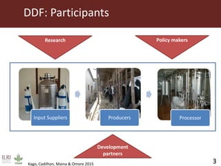Influence of innovation platforms on information sharing and nurturing of smaller innovation platforms: A case study of the Tanzania Dairy Development Forum