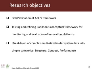 Influence of innovation platforms on information sharing and nurturing of smaller innovation platforms: A case study of the Tanzania Dairy Development Forum