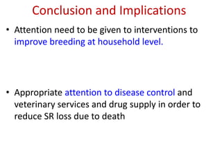 Household market participation behaviour in small ruminants in the Highlands of Ethiopia: The role of herd size, herd structure and institutional and infrastructural services