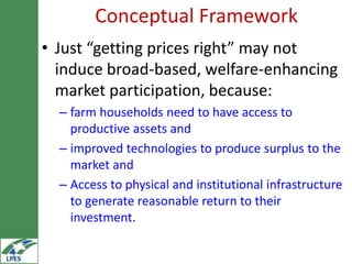 Household market participation behaviour in small ruminants in the Highlands of Ethiopia: The role of herd size, herd structure and institutional and infrastructural services