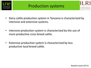 Ex-ante impact assessment in improving the dairy value chain in Tanzania: A system dynamics approach