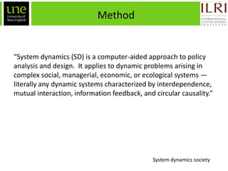 Ex-ante impact assessment in improving the dairy value chain in Tanzania: A system dynamics approach