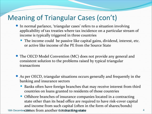 ICAI-Goa Branch - Presentation on Triangular Cases under DTAA - 16.12.2011