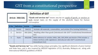 GST from a constitutional perspective 11
 
