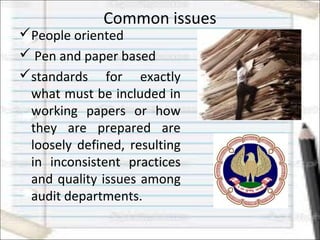 Icai effective usage of audit working papers 20.07.2013