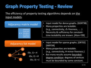 Testing Forest-Isomorphism in the Adjacency List Model | PPT