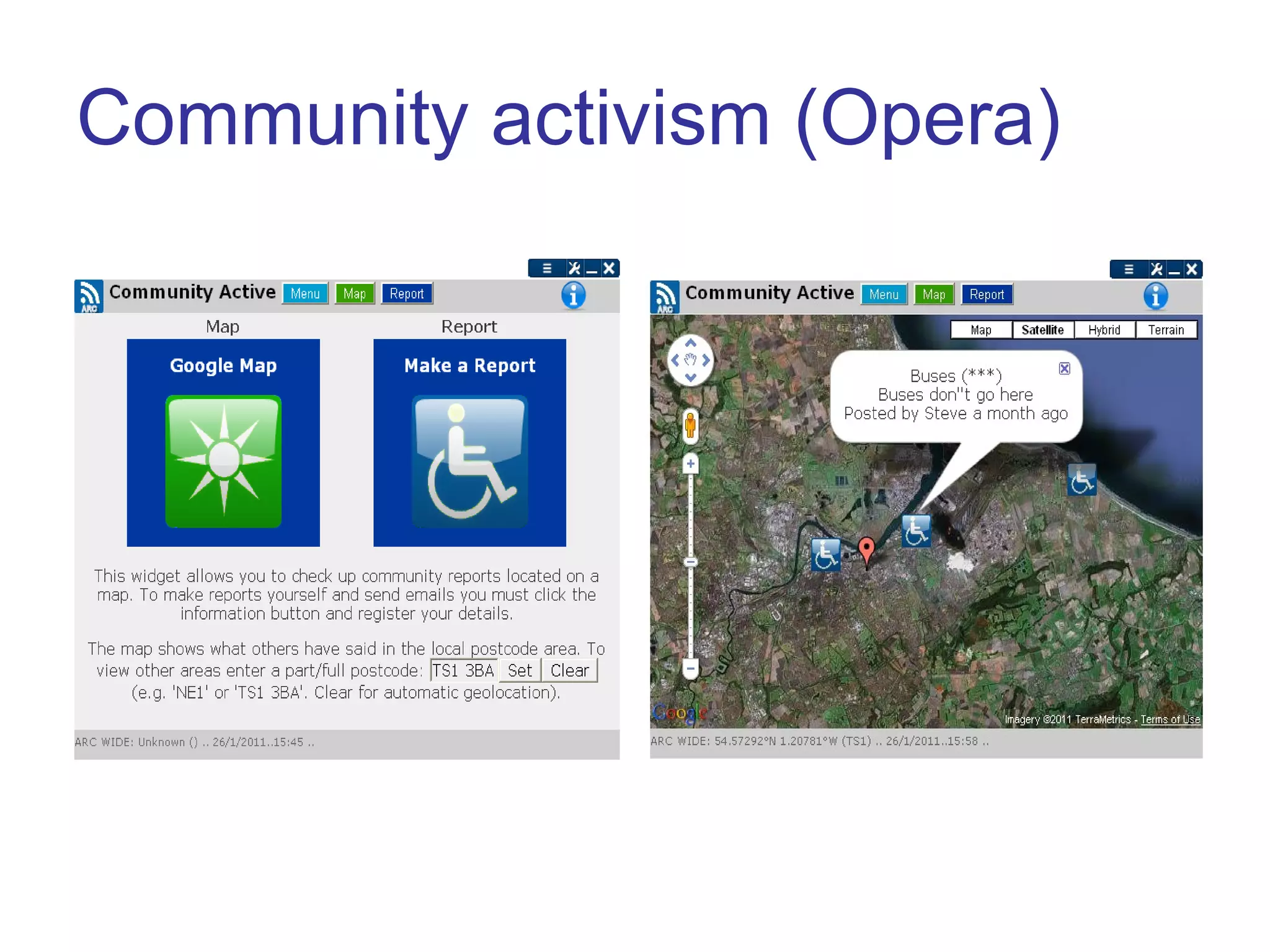 Community activism (Opera) 