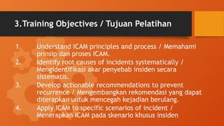 Icam Example Comprehensive Incident Investigation Using ICAM Methodology for Root ...
