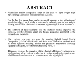 aluminum matrix composites and fabricating techniques-190.pptx