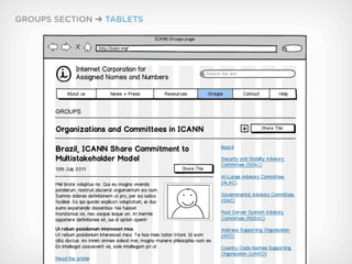 GROUPS SECTION ➜ TABLETS
 