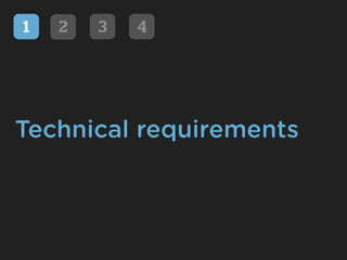 1   2   3   4




Technical requirements
 