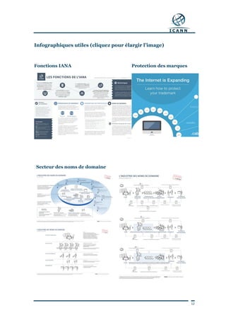 12
Infographiques utiles (cliquez pour élargir l’image)
Fonctions IANA Protection des marques
Secteur des noms de domaine
 