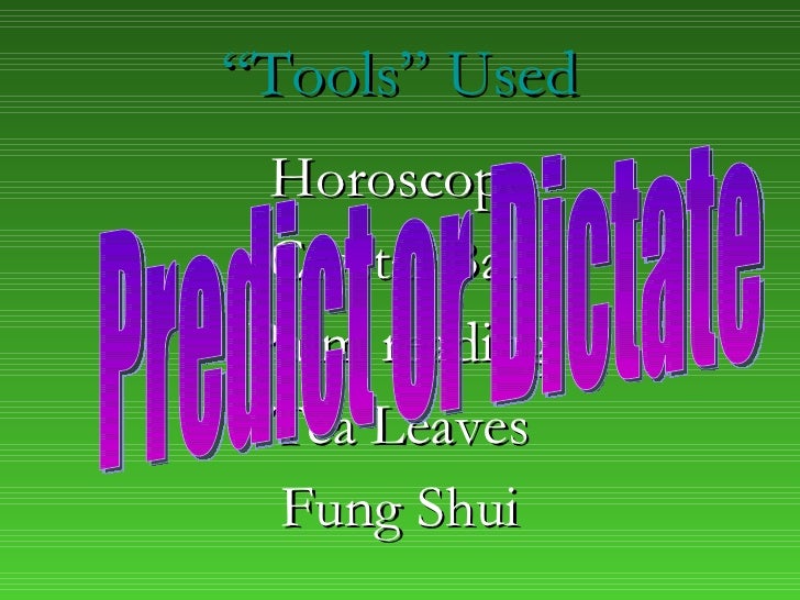 I can predict my future