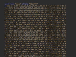 <path  fill="none"  stroke="#5cbfff"  
d="M52.2,40.5L47.23,55.5L38.53,70.5L33.88,85.5L36.63,100.5L50.1
,115.5L70.7,130.5L97.85,145.5L123.65,160.5L139.3,175.5L126.2,19
0.5L132.95,205.5L157.58,220.5L143.85,235.5L155.25,250.5L151.43,
265.5L149.05,280.5L104.5,295.5L103.6,310.5L97.85,325.5L94.58,34
0.5L86.7,355.5L78.95,370.5L69.35,385.5M56.4,440.5L42.3,455.5L32
.93,470.5L26.38,485.5L28.23,500.5L28.95,515.5L40.45,530.5L57.55
,545.5L80.18,560.5L123.55,575.5L144.95,590.5L137.33,605.5L134.9
8,620.5L149.7,635.5L162.73,650.5L142.83,665.5L164.2,680.5L106.2
5,695.5L97.28,710.5L88.75,725.5L90.83,740.5L87.15,755.5L85.15,7
70.5L62.55,785.5M52.78,840.5L41.5,855.5L33.1,870.5L22.38,885.5L
25.63,900.5L24.05,915.5L33.05,930.5L48.3,945.5L65.35,960.5L115.
2,975.5L137.7,990.5L136.43,1005.5L102.28,1020.5L132.28,1035.5L1
37.5,1050.5L132.05,1065.5L155.83,1080.5L107.3,1095.5L95.98,1110
.5L94.73,1125.5L94.65,1140.5L86.25,1155.5L83.4,1170.5L70.48,118
5.5M58.6,1240.5L43.38,1255.5L33.35,1270.5L28.43,1285.5L29.05,13
00.5L38.43,1315.5L51.35,1330.5L82.38,1345.5L105.73,1360.5L159.7
8,1375.5L176.05,1390.5L164.13,1405.5L139.48,1420.5L131.53,1435.
5L164.83,1450.5L161.15,1465.5L157.2,1480.5L112.68,1495.5L105.68
,1510.5L103.83,1525.5L104.25,1540.5L92.5,1555.5L91.35,1570.5L70
.48,1585.5M54.05,1640.5L48.6,1655.5L35.02,1670.5L32.8,1685.5L36
.98,1700.5L41.75,1715.5L63.78,1730.5L90.6,1745.5L112.28,1760.5L
161.35,1775.5L171.2,1790.5L180.43,1805.5L171.88,1820.5L168.65,1
835.5L153.88,1850.5L148.35,1865.5L140.28,1880.5L110.2,1895.5L10
4.68,1910.5L101.2,1925.5L96.7,1940.5L96.5,1955.5L80.08,1970.5L6
8.4,1985.5M54.8,2040.5L41.23,2055.5L35.85,2070.5L30.15,2085.5L3
 