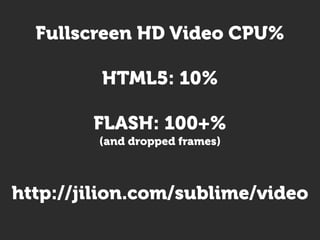 I Can't Believe It's Not Flash