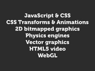 I Can't Believe It's Not Flash