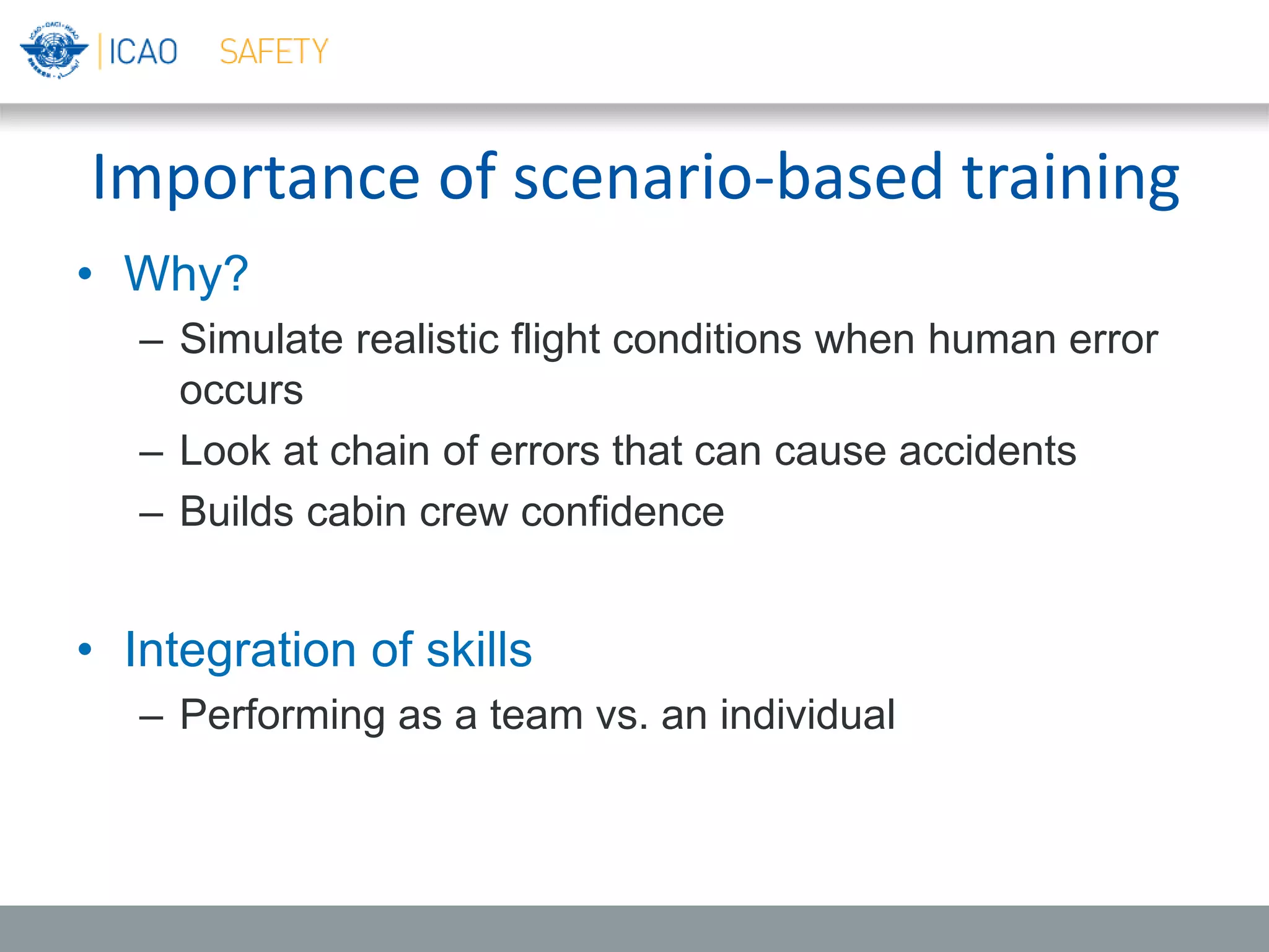 ICAO Cabin Crew Safety Training Manual