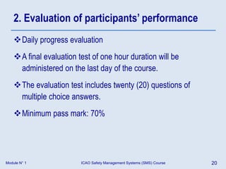 ICAO SMS Module N° 1 – SMS course introduction 2008-11 (EP) .ppt