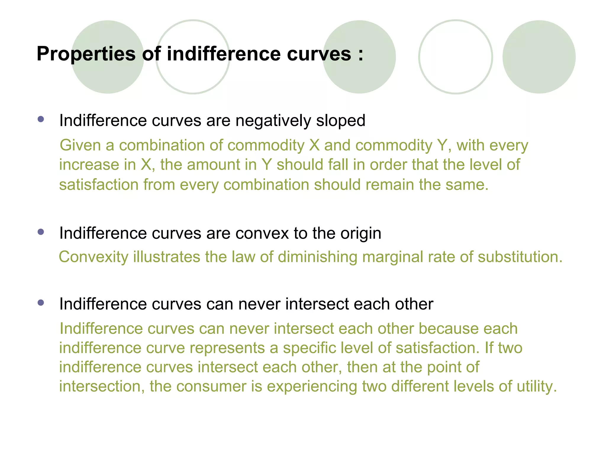 Indifference curve analysis ppt ppt