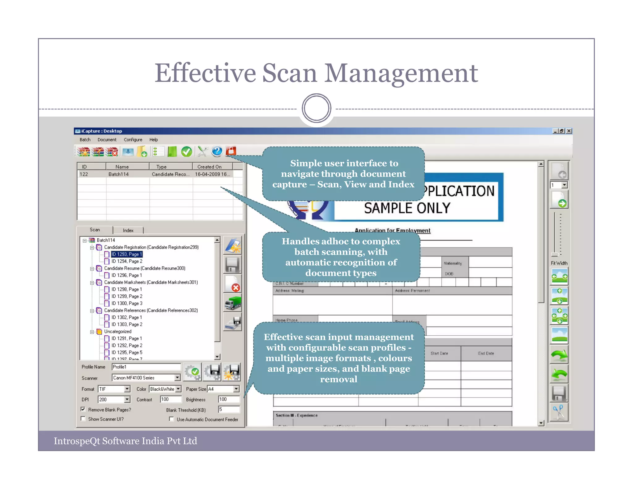 IntrospeQt iCapture Product Overview
